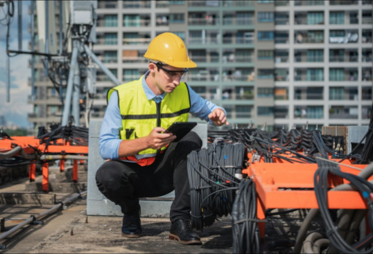 NKS professional engineering team on-site construction services