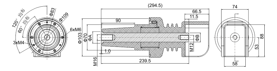 239.5 bushing size