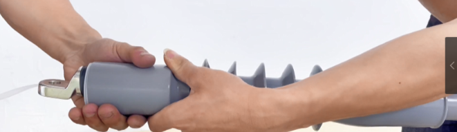 Positioning cold shrink sleeve during installation